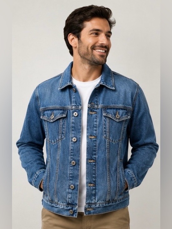Forever 21 Other - Forever 21 Men's Medium Blue Denim Jacket
